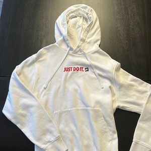 Nike white sweatshirt, medium